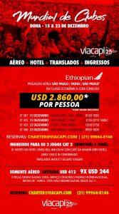 Rumo ao Catar! Agência corta preços e lança nova promoção para ida de rubro-negros ao Mundial